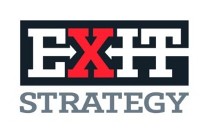 Exit Strategy logo - charlotte escape rooms